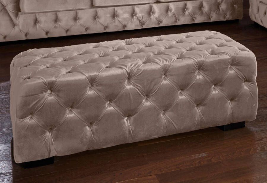 Home affaire Hocker Kalina met klassieke chesterfield-capitonnage - Foto 11