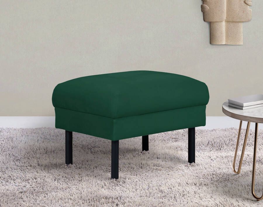 Home affaire Hocker Lillibeth poef zitzak afmetingen B D H: 64 50 48 cm passend bij de lillibeth-serie ook in ribfluweel en fluwelen look - Foto 5