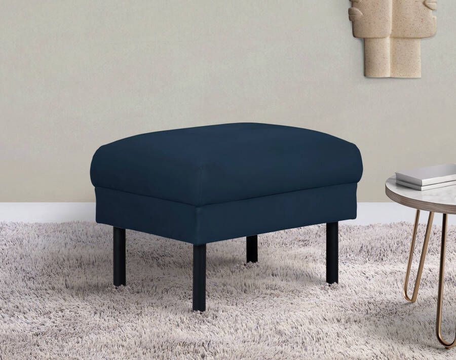 Home affaire Hocker Lillibeth poef zitzak afmetingen B D H: 64 50 48 cm passend bij de lillibeth-serie ook in ribfluweel en fluwelen look - Foto 5