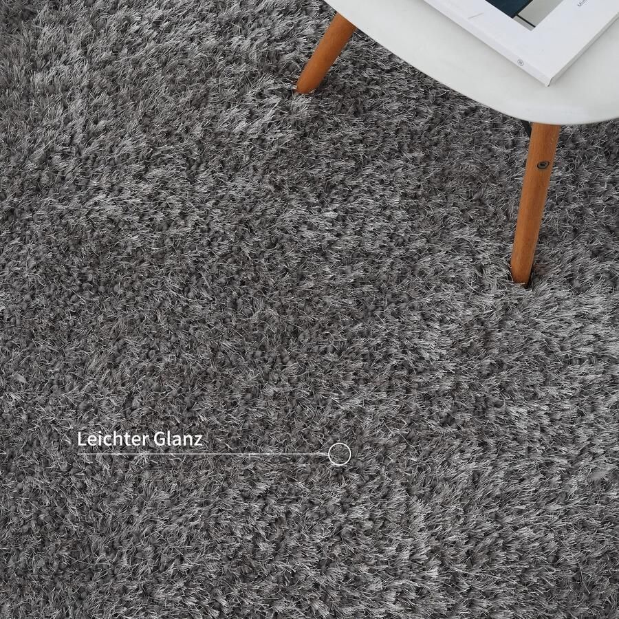 My home Hoogpolig vloerkleed Micro exclusieve tapijt zeer hoge pool zacht door microvezel - Foto 3