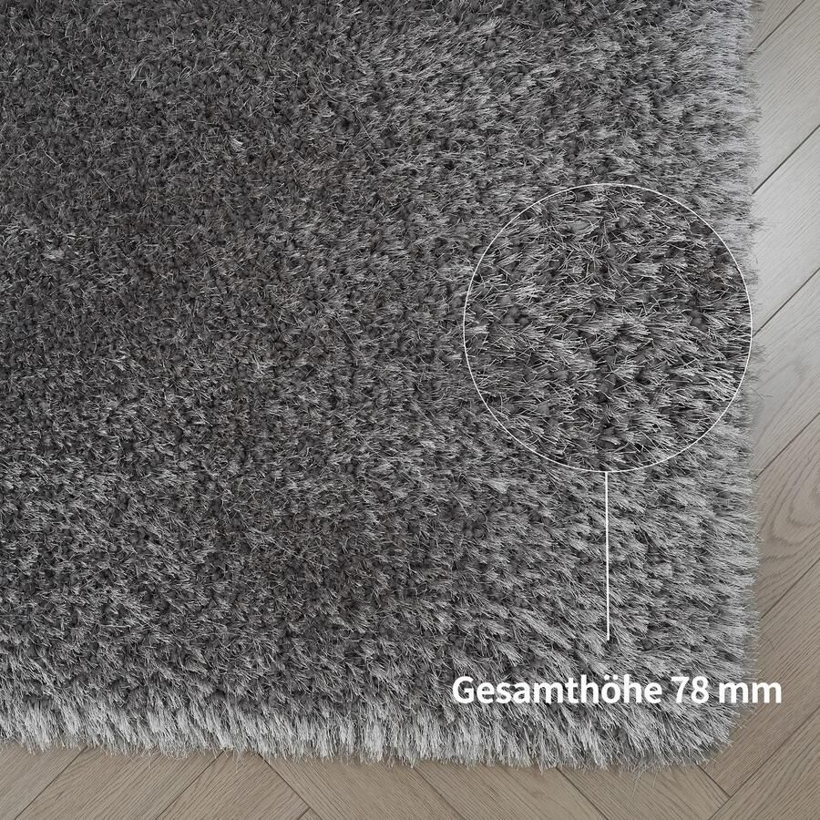My home Hoogpolig vloerkleed Micro exclusieve tapijt zeer hoge pool zacht door microvezel - Foto 4