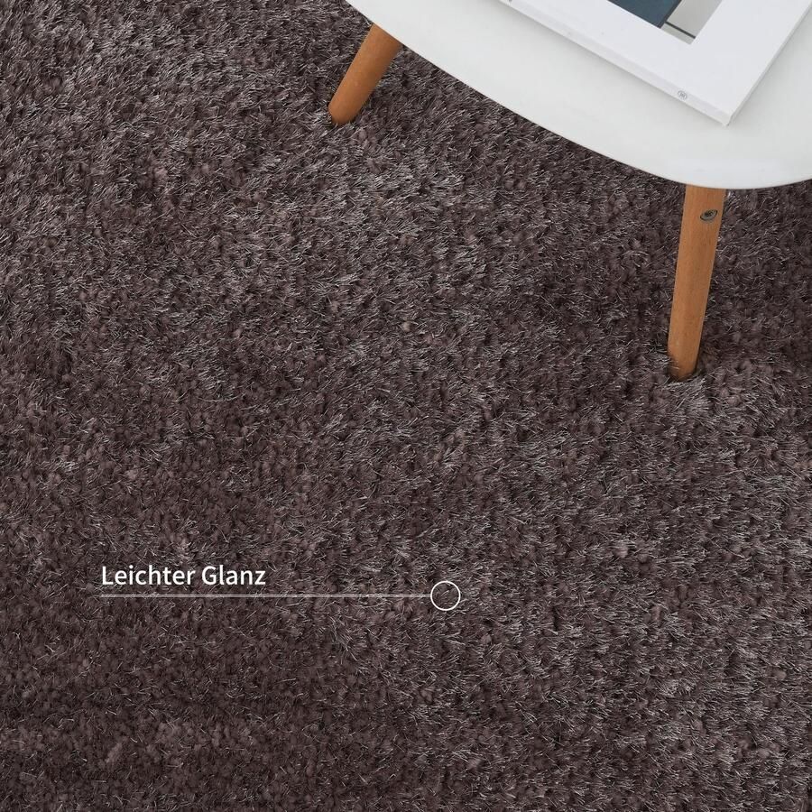 My home Hoogpolig vloerkleed Micro exclusieve tapijt zeer hoge pool zacht door microvezel - Foto 3