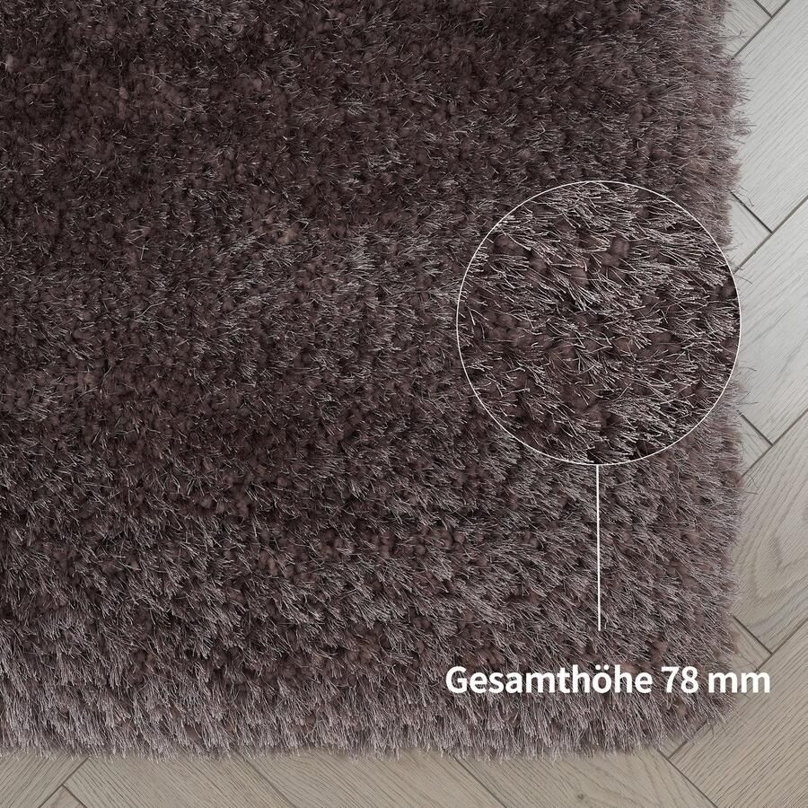 My home Hoogpolig vloerkleed Micro exclusieve tapijt zeer hoge pool zacht door microvezel - Foto 7