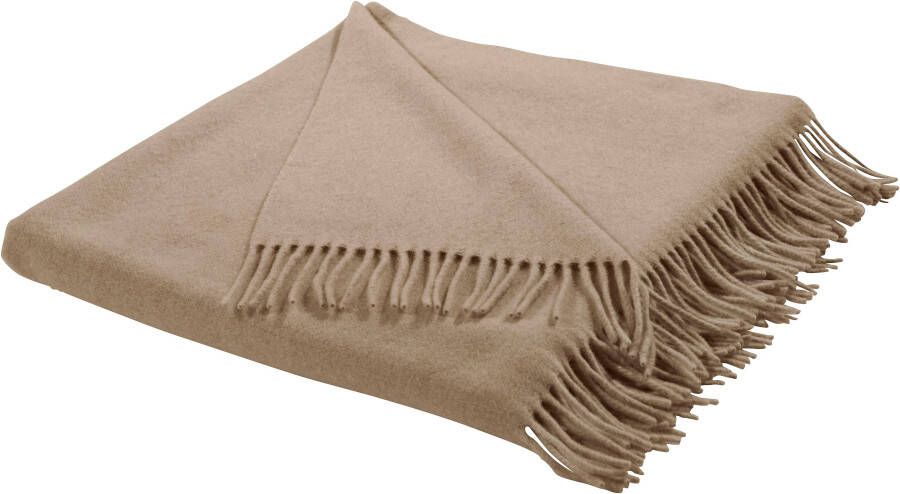 Guido Maria Kretschmer Home&Living Plaid Mila van 100% scheerwol knuffeldeken