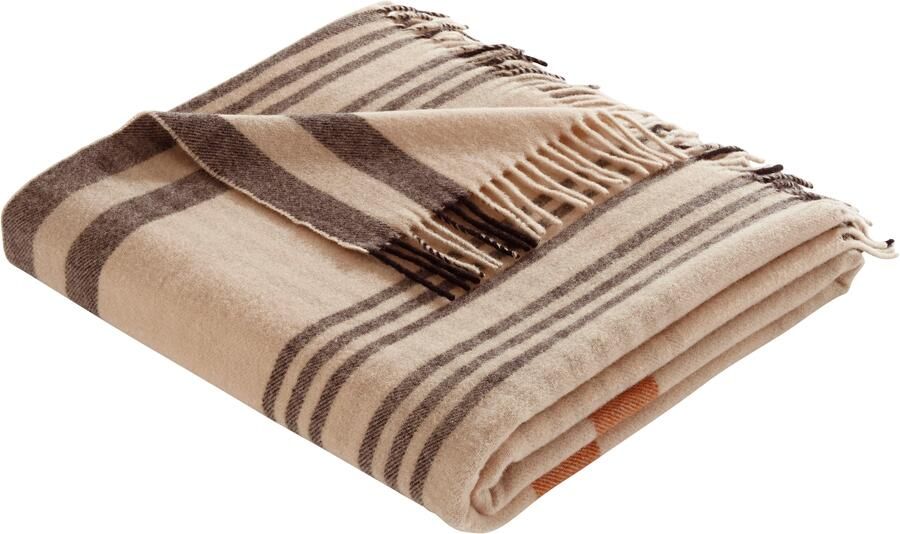 Guido Maria Kretschmer Home&Living Plaid Mila van 100% scheerwol knuffeldeken