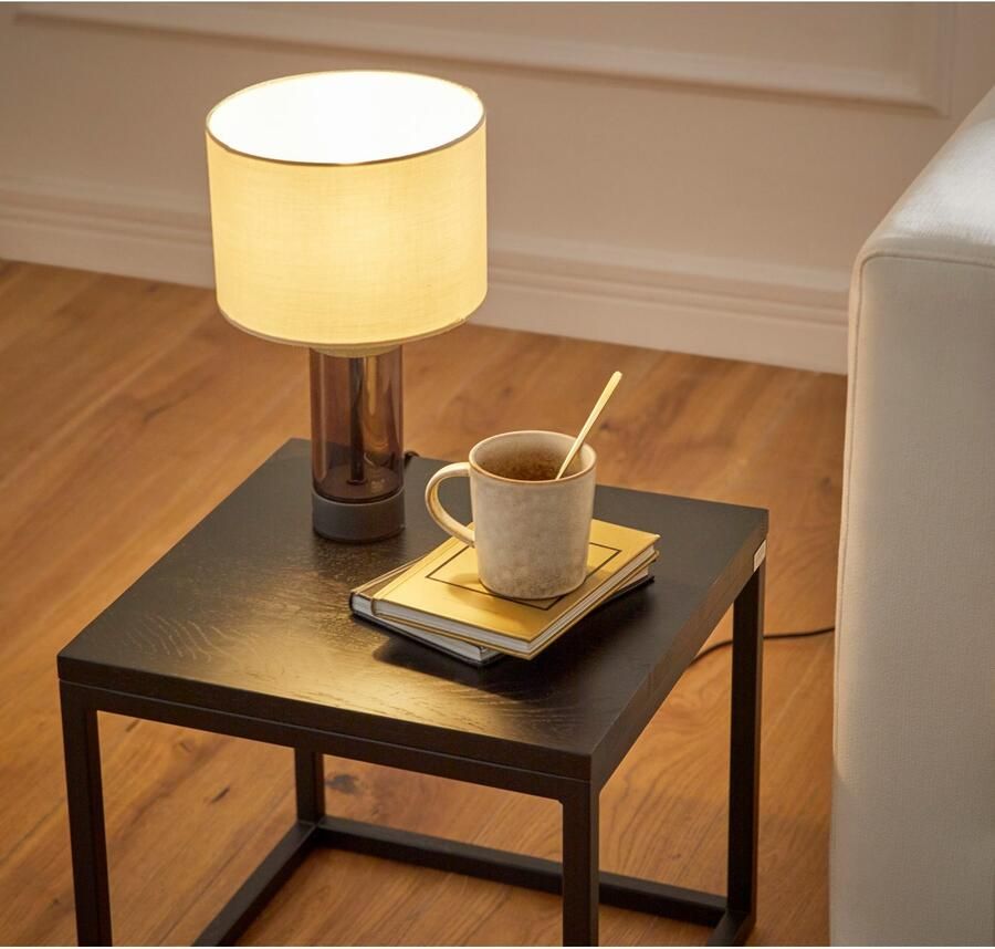 Home affaire Salontafel Voorst van massief eiken en metalen frame - Foto 2