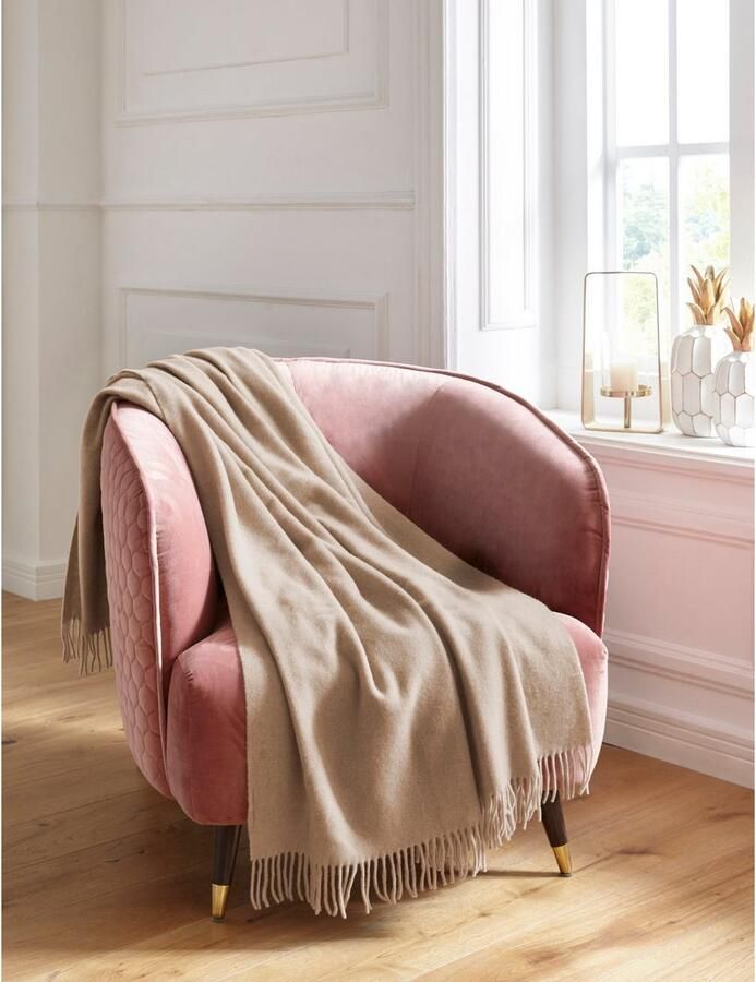 Guido Maria Kretschmer Home&Living Plaid Mila van 100% scheerwol knuffeldeken - Foto 18