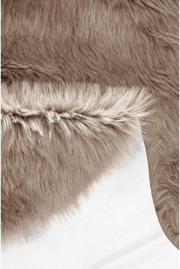 Guido Maria Kretschmer Home&Living Vachtvloerkleed Triana vachtmodel Imitatiebont uni woonkamer slaapkamer eetkamer kinderkamer - Foto 4