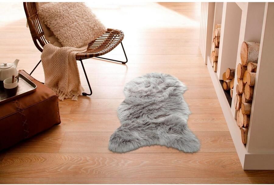 Guido Maria Kretschmer Home&Living Vachtvloerkleed Triana vachtmodel Imitatiebont uni woonkamer slaapkamer eetkamer kinderkamer - Foto 3
