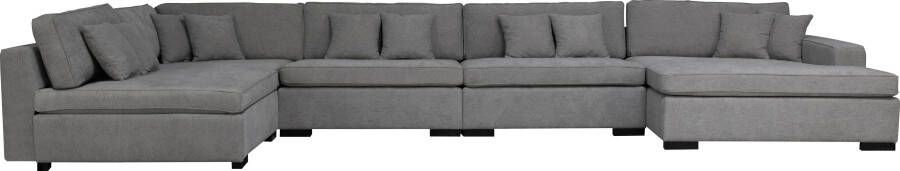 Home affaire Zithoek Skara XXL U-vorm Loungebank XXL met binnenveringsinterieur in vele overtrekkwaliteiten - Foto 5