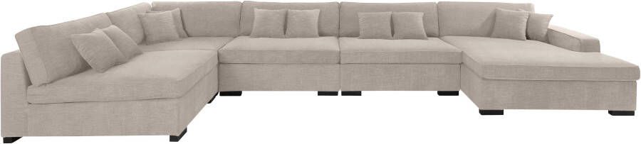 Home affaire Zithoek Skara XXL U-vorm Loungebank XXL met binnenveringsinterieur in vele overtrekkwaliteiten - Foto 8