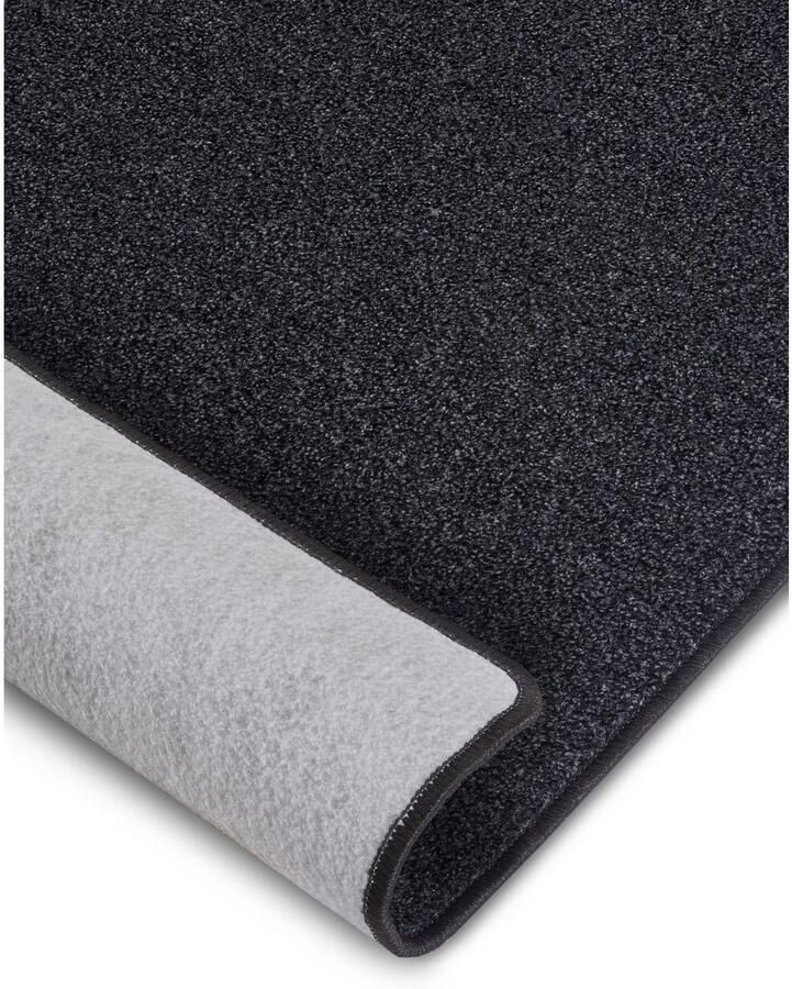 Hanse Home Exclusiv Loper Liberty Uni-gemêleerd duurzaam sterke kleuren rondom gekleurde afwerking