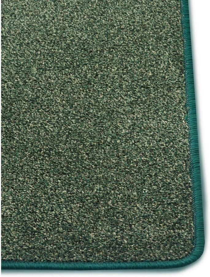 Hanse Home Exclusiv Loper Liberty Uni-gemêleerd duurzaam sterke kleuren rondom gekleurde afwerking - Foto 3