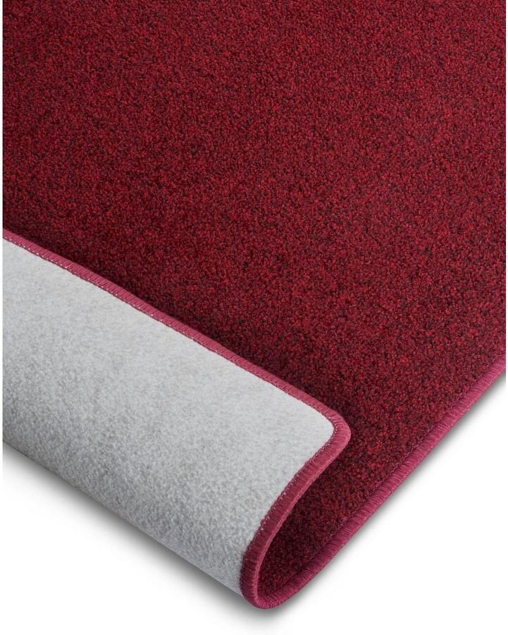 Hanse Home Exclusiv Loper Liberty Uni-gemêleerd duurzaam sterke kleuren rondom gekleurde afwerking