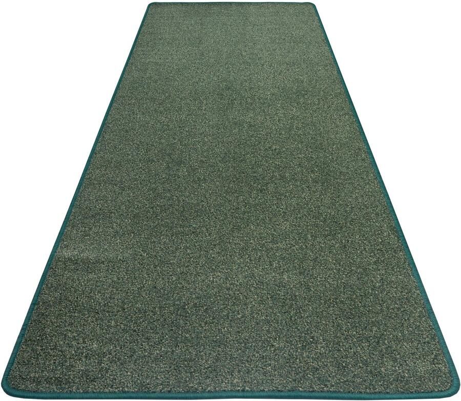 Hanse Home Exclusiv Loper Liberty Uni-gemêleerd duurzaam sterke kleuren rondom gekleurde afwerking