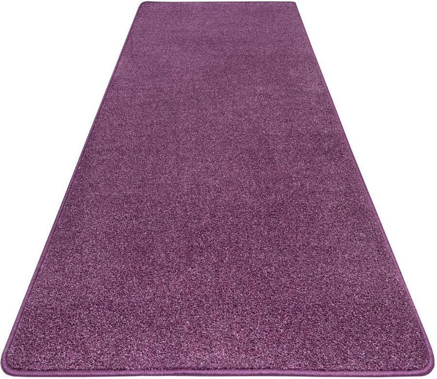 Hanse Home Exclusiv Loper Liberty Uni-gemêleerd duurzaam sterke kleuren rondom gekleurde afwerking