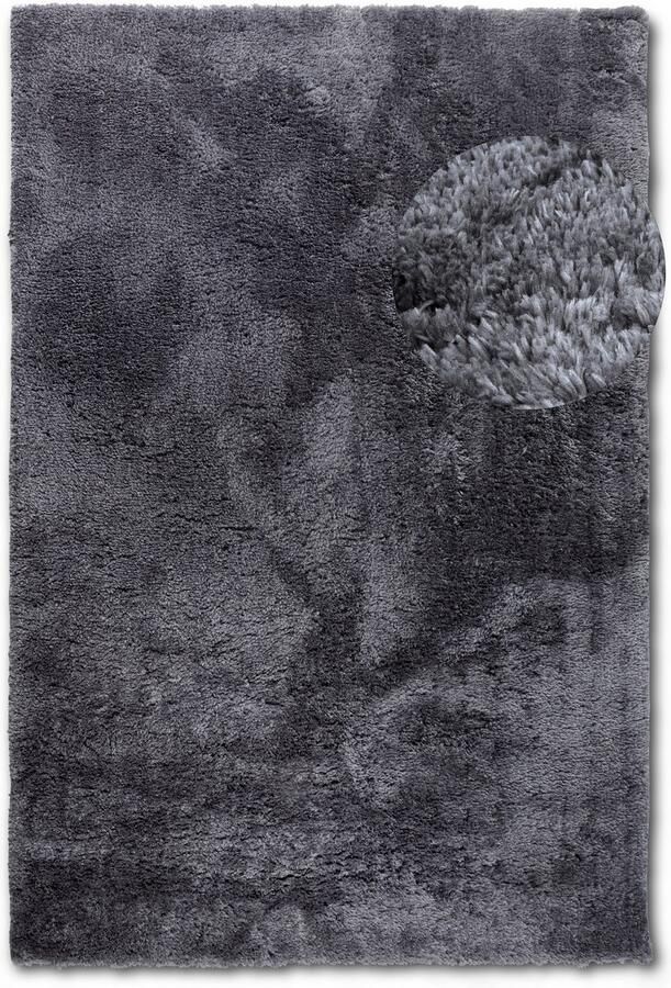 HANSE Home Hoogpolig vloerkleed Olaf Lange pool shaggy effen pluizig zacht glanzend modern effen - Foto 8