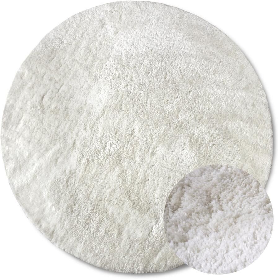 HANSE Home Hoogpolig vloerkleed Olaf Lange pool shaggy effen pluizig zacht glanzend modern effen - Foto 3