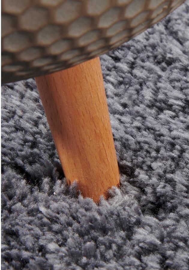 HANSE Home Hoogpolig vloerkleed Olaf Lange pool shaggy effen pluizig zacht glanzend modern effen - Foto 6