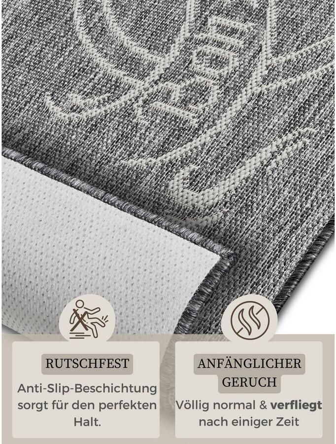 HANSE Home Keukenloper Bon appétit Loper antislip keukenkleed keuken vloerkleed gemakkelijk in onderhoud - Foto 3