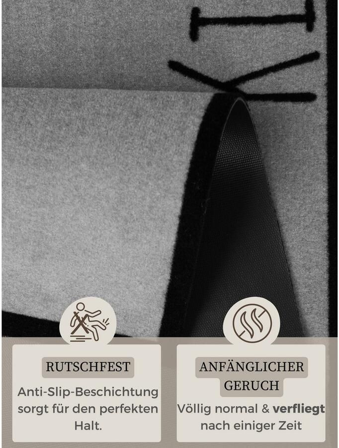 HANSE Home Keukenloper Cutlery Loper antislip keukenkleed keuken vloerkleed gemakkelijk in onderhoud