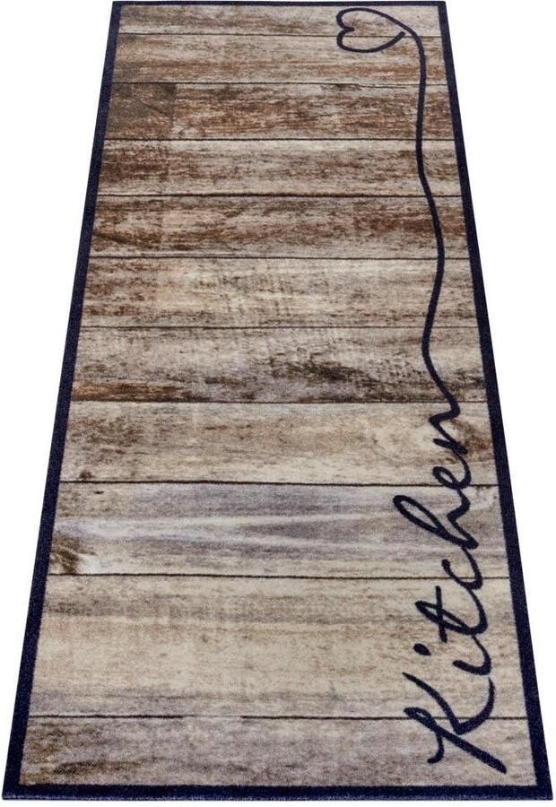 HANSE Home Keukenloper Kitchen hart Loper antislip keukenkleed keuken vloerkleed gemakkelijk in onderhoud - Foto 5