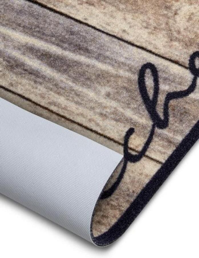 HANSE Home Keukenloper Kitchen hart Loper antislip keukenkleed keuken vloerkleed gemakkelijk in onderhoud - Foto 2