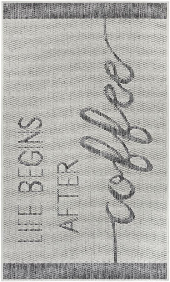 HANSE Home Keukenloper Life Begins After Coffee Loper antislip keukenkleed keuken vloerkleed gemakkelijk in onderhoud - Foto 4