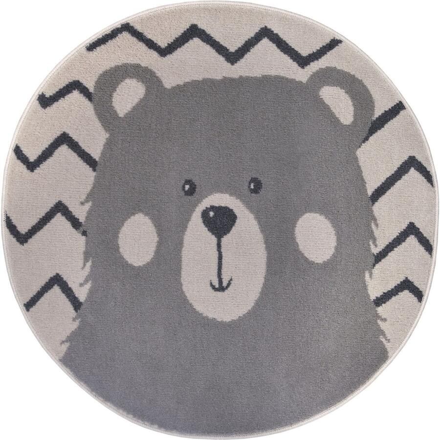 HANSE Home Kindervloerkleed Adventures Bear Speeltapijt stevig kinderkamer kortpolig speelondergrond