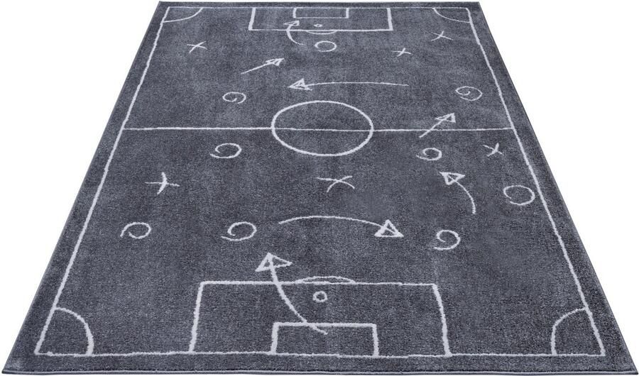 HANSE Home Kindervloerkleed Adventures Gameplan Speeltapijt stevig kinderkamer kortpolig speelondergrond - Foto 6