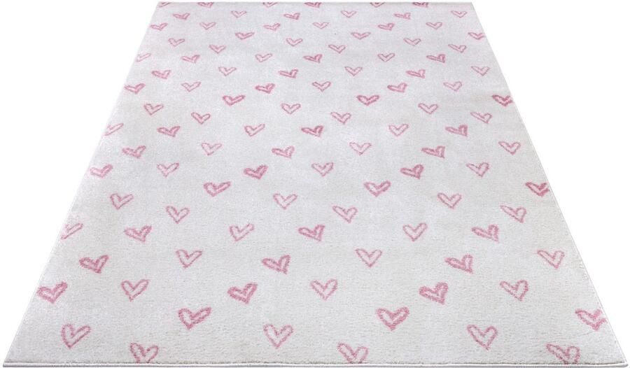 HANSE Home Kindervloerkleed Adventures Hearts Speeltapijt stevig kinderkamer kortpolig speelondergrond - Foto 6