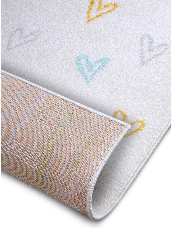 HANSE Home Kindervloerkleed Adventures Hearts Speeltapijt stevig kinderkamer kortpolig speelondergrond - Foto 2