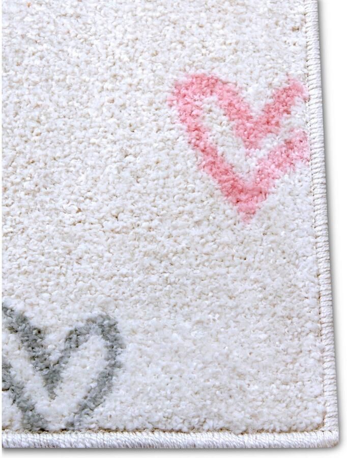 HANSE Home Kindervloerkleed Adventures Hearts Speeltapijt stevig kinderkamer kortpolig speelondergrond - Foto 3