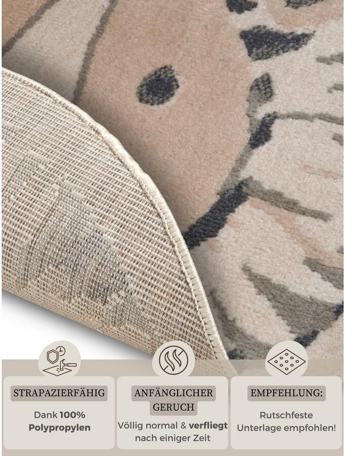 HANSE Home Kindervloerkleed Adventures Lion Speeltapijt stevig kinderkamer kortpolig speelondergrond - Foto 3