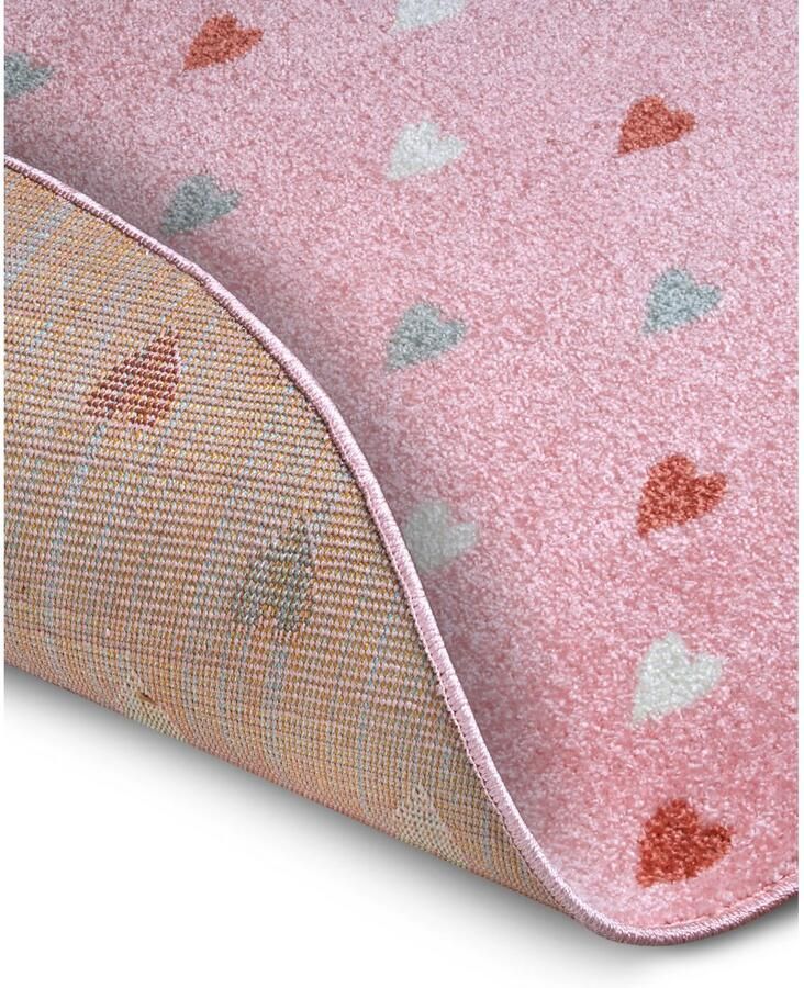 HANSE Home Kindervloerkleed Adventures Little Hearts Speeltapijt stevig kinderkamer kortpolig speelondergrond - Foto 2