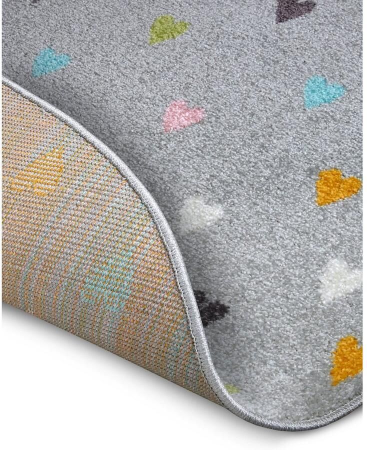 HANSE Home Kindervloerkleed Adventures Little Hearts Speeltapijt stevig kinderkamer kortpolig speelondergrond - Foto 2