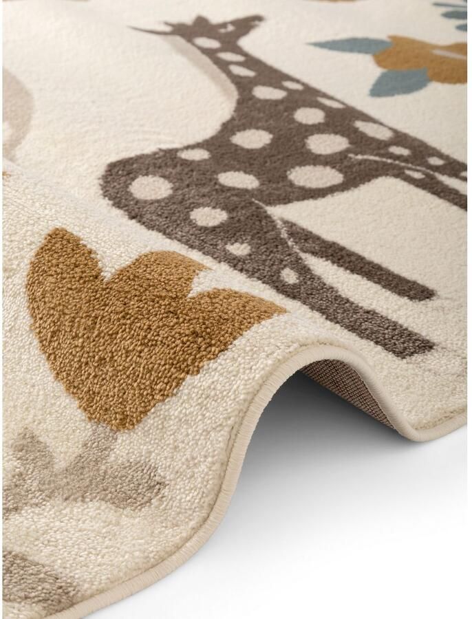 HANSE Home Kindervloerkleed Animal Safari Speeltapijt stevig kinderkamer kortpolig speelondergrond - Foto 2