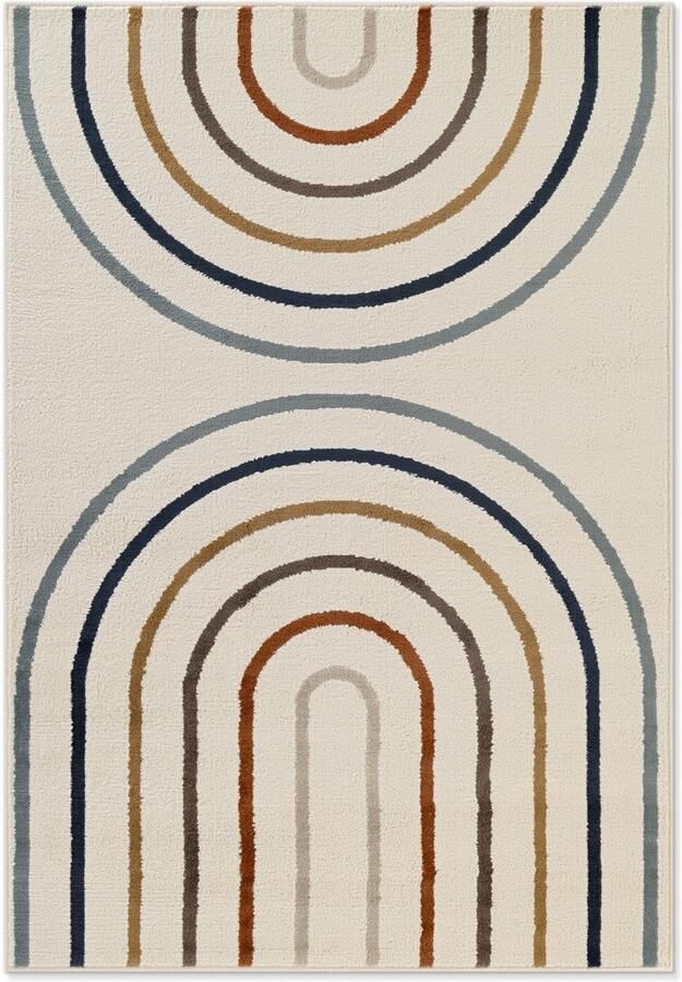 HANSE Home Kindervloerkleed Double Rainbow Speeltapijt stevig kinderkamer kortpolig speelondergrond - Foto 8