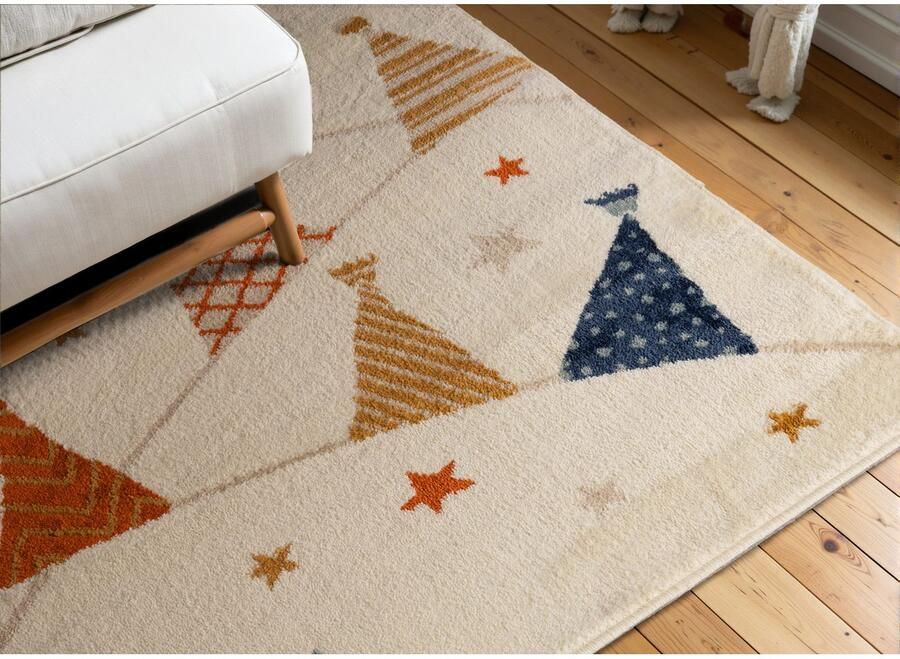 HANSE Home Kindervloerkleed Kids Party Speeltapijt stevig kinderkamer kortpolig speelondergrond - Foto 3