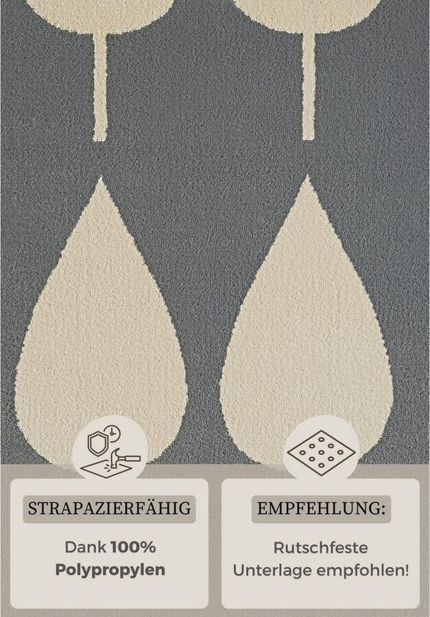 HANSE Home Kindervloerkleed Lovely Leaves Speeltapijt stevig kinderkamer kortpolig speelondergrond - Foto 9