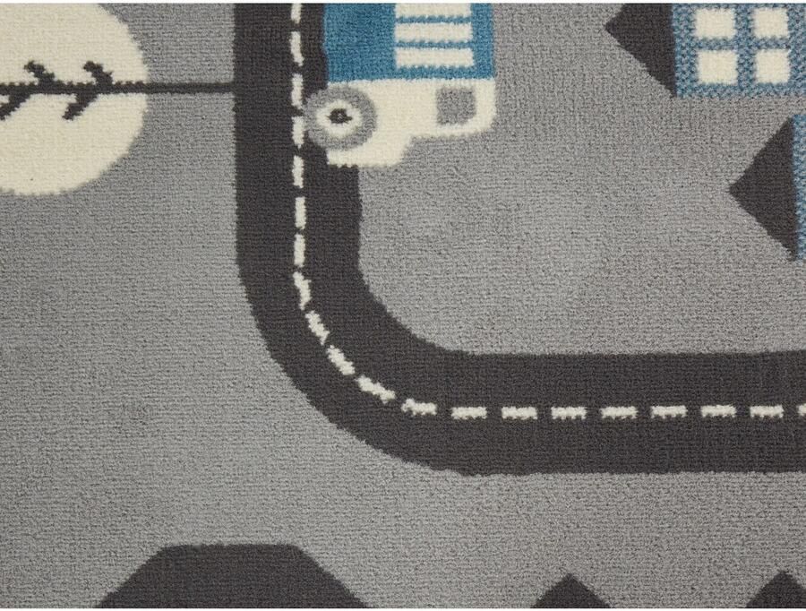 HANSE Home Kindervloerkleed Town Kortpolig kindertapijt speelmat straatontwerp kinderkamer - Foto 2