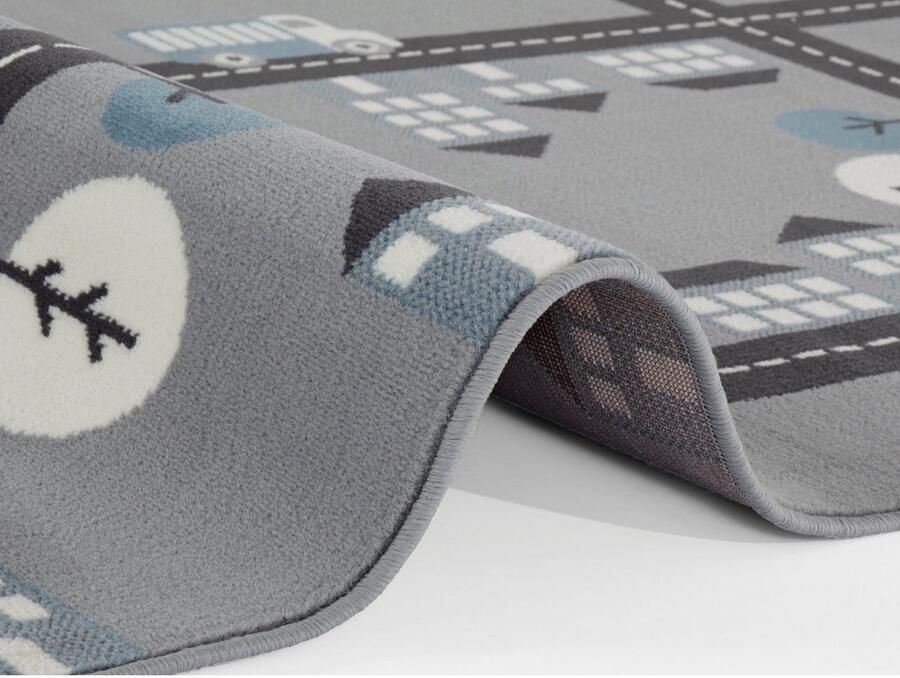 HANSE Home Kindervloerkleed Town Kortpolig kindertapijt speelmat straatontwerp kinderkamer - Foto 4