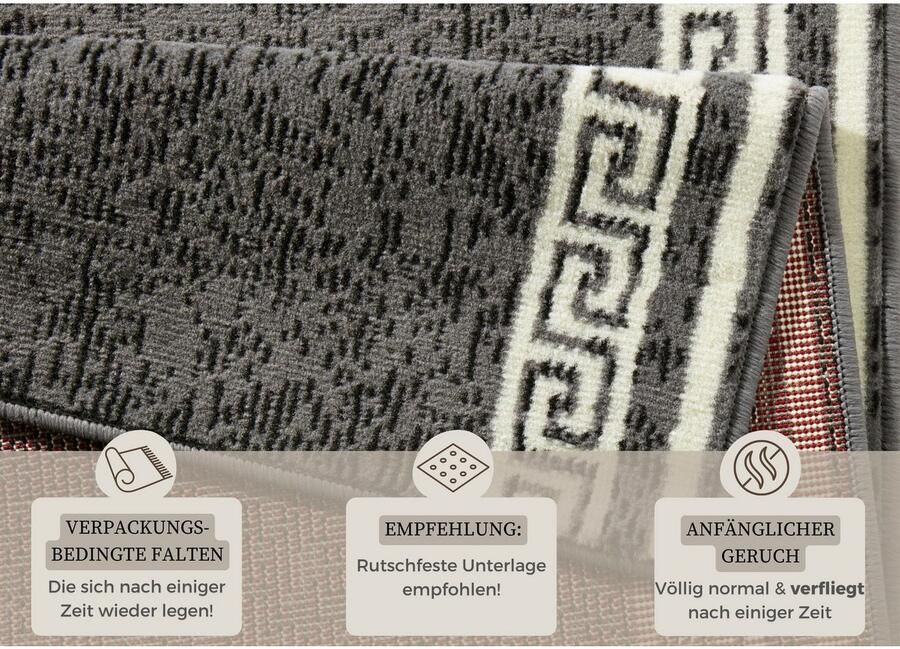 HANSE Home Loper Casa Korte pool zacht loper randdessin vloerkleed keuken hal motief - Foto 4