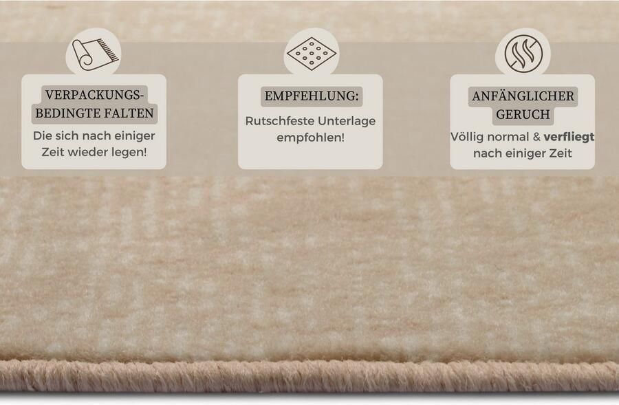 HANSE Home Loper Casa Korte pool zacht loper randdessin vloerkleed keuken hal motief - Foto 6