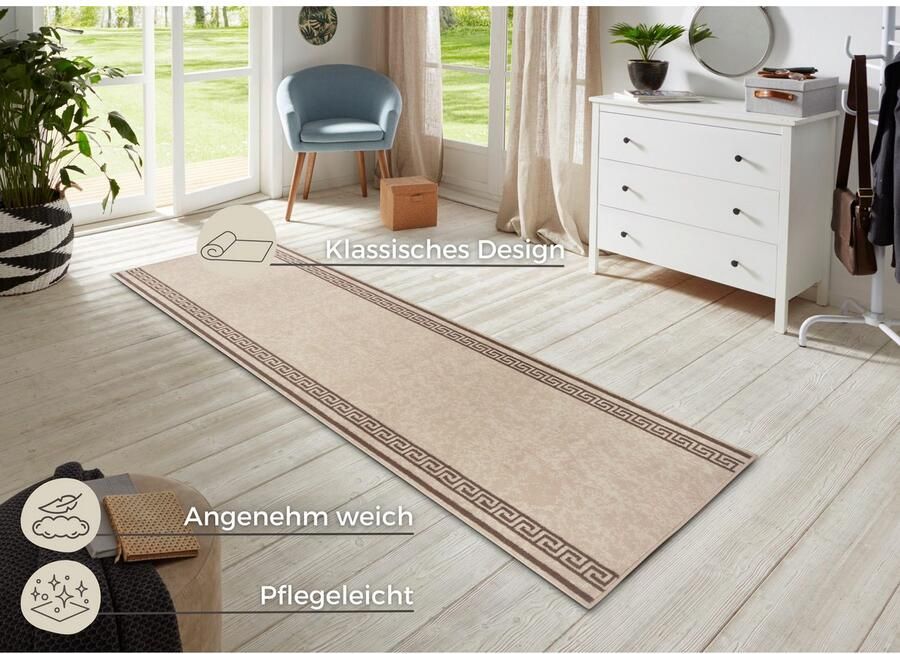 HANSE Home Loper Casa Korte pool zacht loper randdessin vloerkleed keuken hal motief - Foto 2