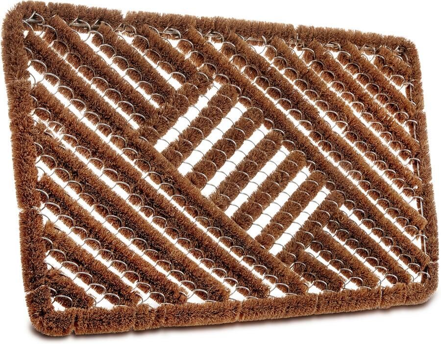 HANSE Home Mat Grid Brushes Mat deurmat Raster robuust borstels binnen buiten vuilafstotend weerbestendig - Foto 5