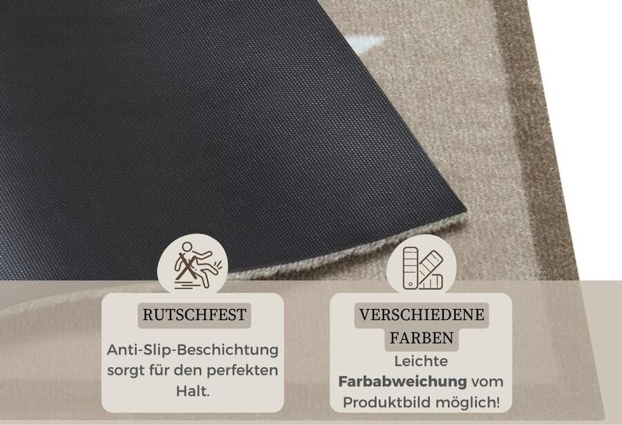 HANSE Home Mat Sterren deurmat Inloopmat binnen en buiten antislip weerbestendig wasbaar - Foto 5