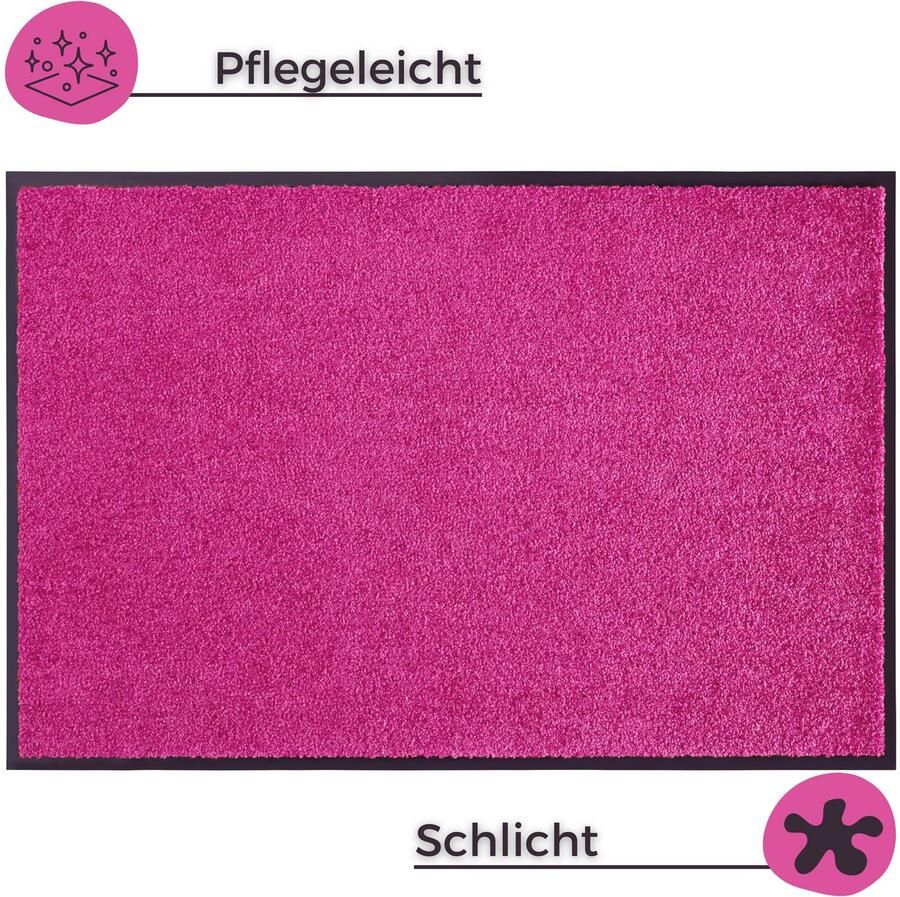 HANSE Home Mat Wash & Clean Vuilopvangmat deurmat in- en uitwendig tapijt loper wasbaar - Foto 4