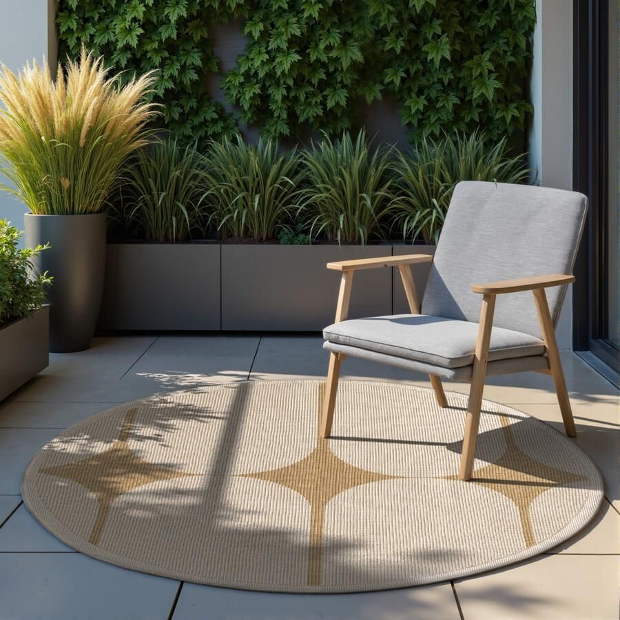 HANSE Home Outdoorkleed Bowen omkeerbaar tapijt Binnen en buiten platweefsel weerbestendig onderhoudsvriendelijk robuust - Foto 10