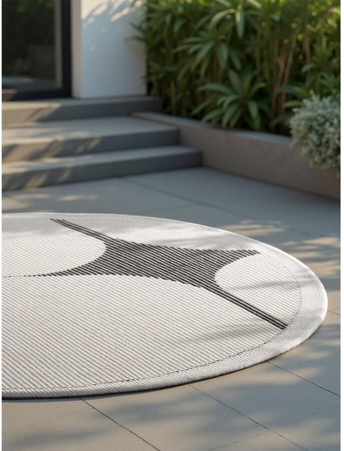 HANSE Home Outdoorkleed Bowen omkeerbaar tapijt Binnen en buiten platweefsel weerbestendig onderhoudsvriendelijk robuust - Foto 3